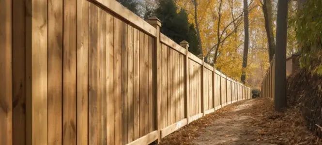 timber fence to enhance the beauty of a property in in Werribee