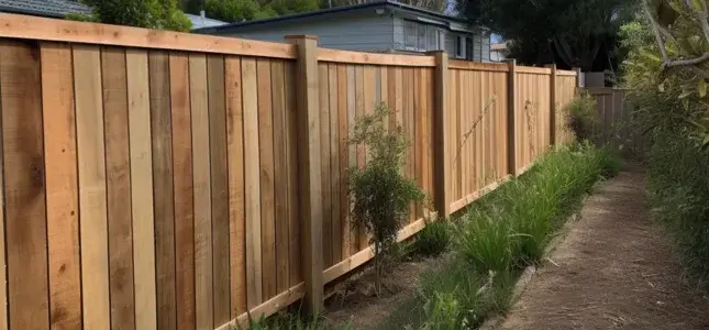 timeless timber fence installation for a property in Werribee